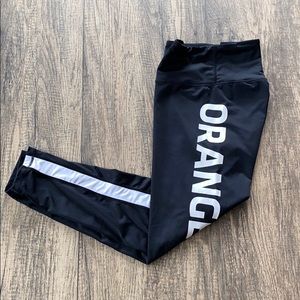 🌙 Orangetheory workout leggings women’s Large black white